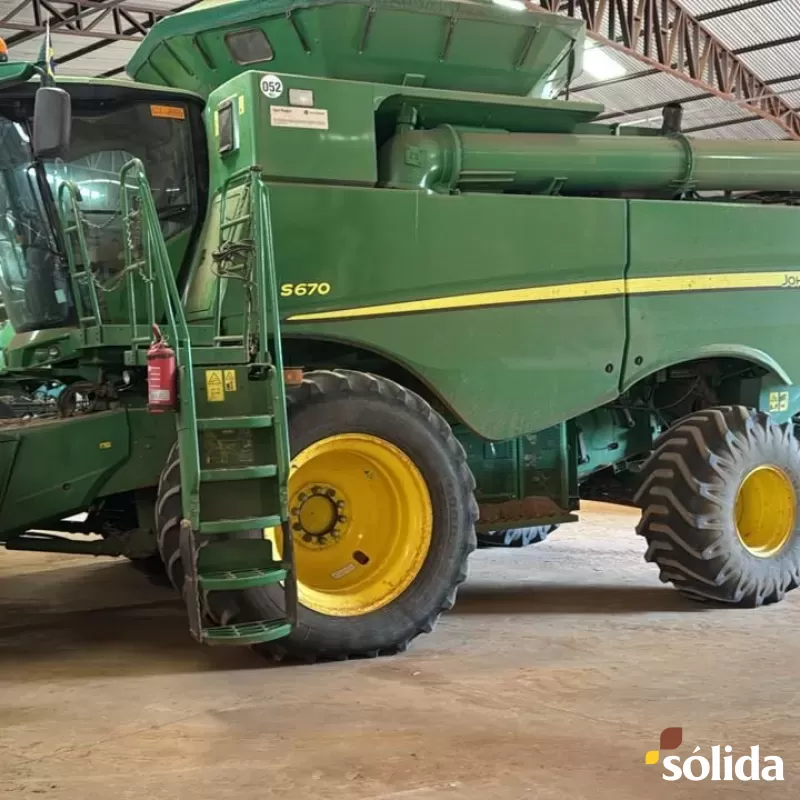 Colheitadeira John Deere S670 Ano 2018